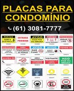 Placas para Condomínio