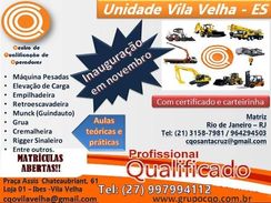 Curso de Máquinas Pesadas em Vila Velha