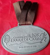 Medalha Corrida 10k 85mm Corpore Band Esporte Atletismo