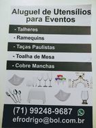 Aluguel de Untesiliios para Eventos