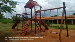 Playground Infantil Aldeota de Eucalipto Tratado Simples