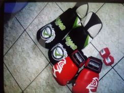 Luvas e Caneleiras Muay Thai