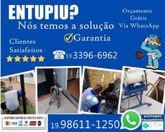 Desentupidora Vaso Sanitário Campinas e Região