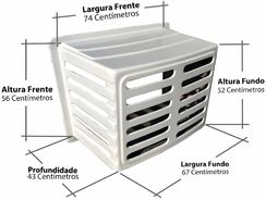 Caixa Protetora de Ar Condicionado em Fibra de Vidro Até 10.000 Mil Bt