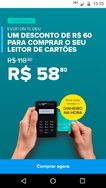 Super Promoção Máquina de Cartão de Crédito por Apenas 58,90 Aproveite