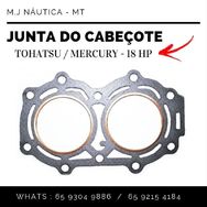Junta Cabeçote Mercury/tohatsu 18 Hp
