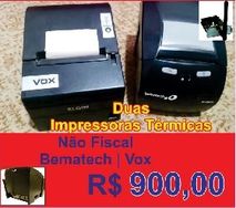 Duas Impressoras Térmicas Não Fiscal Bematech Mp-4200 Th