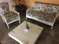 Jogo de Sofa com Mesa de Centro