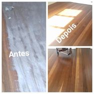 Prestadora Machado Lixamento de Parquet, Sinteco, Laca