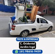 Frete Cidade Ocidental GO - Frete Jardim Ingá GO