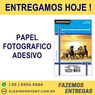 Papel Fotográfico Glossy Adesivo A4 130 Gramas 20 Folhas Masterprint