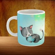 Caneca de Porcelana Animais Cod. Canimais004