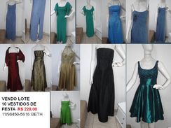 Vestidos de Festa Lote com 10 Perfeito Estado