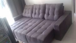 Sofa Estofado 3 Lugares