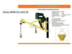 Guincho de Coluna Elétrico Extra Forte P Elevacao Aluguel