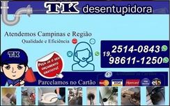 Desentupidora no Xangrila em Campinas Visita Grátis