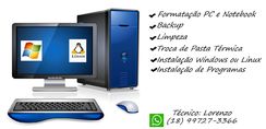 Formatação de Computador, Notebook e Celulares