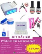 Kit Unha de Gel Marca Alex