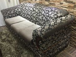 Sofa em Suedine 4 Lugares