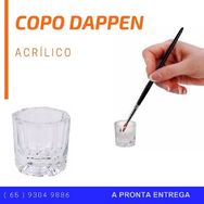 Copo Dappen Vidro Mistura Pó Liquido Monomer Acrigel Henna