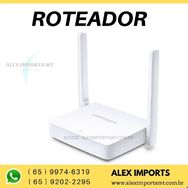 Roteador Wireless Mercusys 300n 2 Antenas 5 Dbi