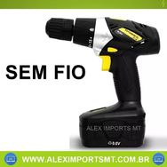 Parafusadeira e Furadeira Hammer 9,6volts sem Fio Bivolt