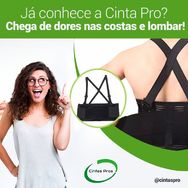 Cinta Corretora de Postura - Cintaspro