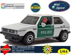 Matchbox 1976 Volkswagen Golf Mk1 Polícia 1/64