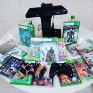 XBOX 360 Desbloqueado com 17 Joogos e Kinect e 2 Controles