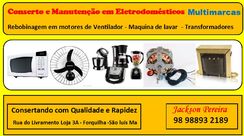 Conserto, Manutenção, Rebobinagem, Enrolamento em Motor de Ventilador