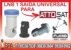 Lnb 1 Saida Universal Banda Ku 4k Hd Lnbf para Attosat