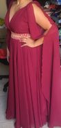 Vestido Madrinha Marsala