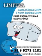 Limpeza Cisterna e Caixa D'água