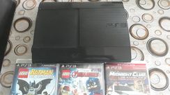 Playstation 3 Super Slim com Hd de 250gb Cech 4011b Box. Valor é 300,