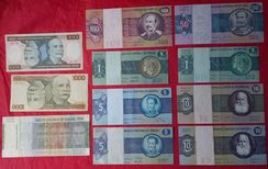 Set Cédulas Brasileiras Déc 1970 Série Completa 11 Cédulas RR