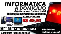 Formatação de Computadores e Notebooks