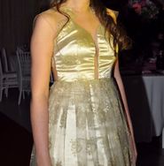 Vestido Dourado Longo