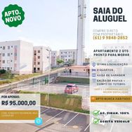 Apartamento Novo de 2 Quartos – Aceita Financiamento de 100%