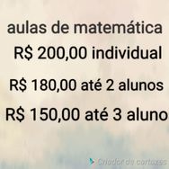 Reforço Escolar em Matemática