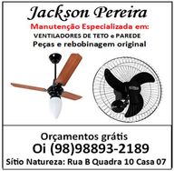 Conserto de Ventiladores de Teto, Coluna, Mesa e Pé Sítio Natureza