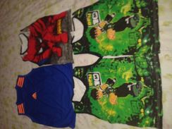 Camisetas Ben 10, Homem Aranha e Adidas