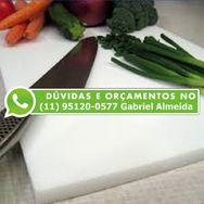 Chapa de Polietileno Tabua de Carne Corte de Frutas Legumes