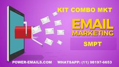 Kit Combo Emails Mkt Envios em Massa