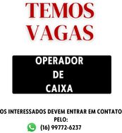 Vaga para Operador de Caixa