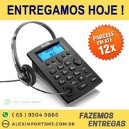 Telefone Telemarketing com Headphone com Identificador Elgin