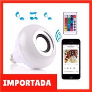 Lâmpada Led Cores Cybermaxx Importada - Lâmpada Bluetooth com Som