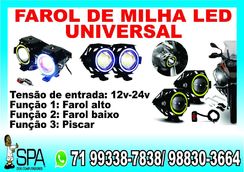 Farol de Milha 1 Led Universal em Salvador BA