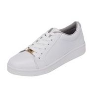 Tênis Casual Feminino Branco Solado Confort do Tamanho 33 ao 40