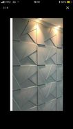 Placa Painel 3 D Concreto Fino