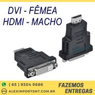 Adaptador Dvi Fêmea para Hdmi Macho Cabo Conversor Advif-h/ 23575